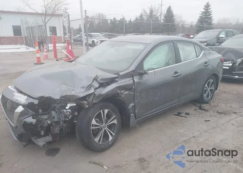 2020 Nissan Sentra Sv Xtronic Cvt z USA, uszkodzony, nr VIN 3N1AB8CV9LY306731